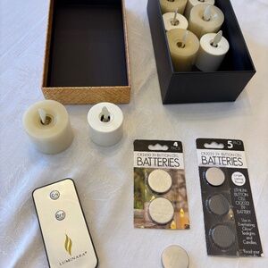 Set of 8 Luminara Candles